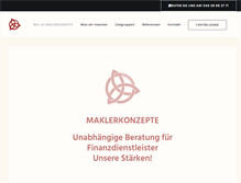 Tablet Screenshot of maklerkonzepte.de